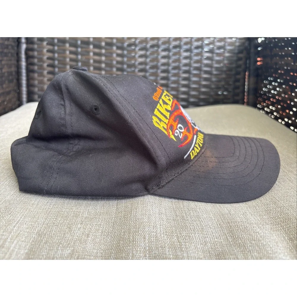 2003 62nd Annual Bike Week Daytona Beach FL Hat Black Adjustable Cotton Harley